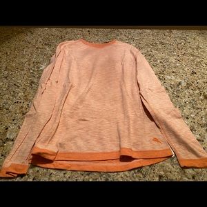 Tommy Bahama Men’s Medium orange reversible long sleeve tee